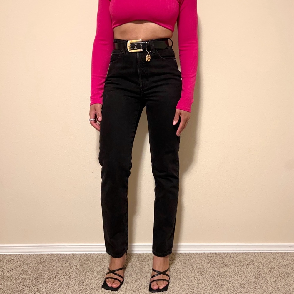 ❌SOLD❌ Vintage Banana Republic Black High Waist Slim Fit Jeans